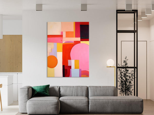 Large Wall Painting for Bedroom, Hand Painted Canvas Art, Large Modern Paintings, Original Abstract Canvas Art, Acrylic Painting on Canvas-artworkcanvas