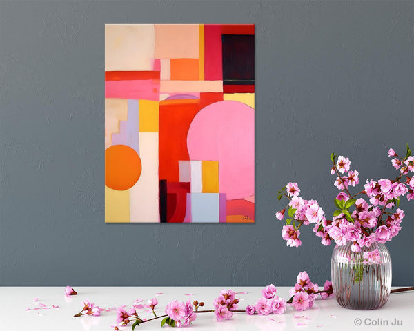 Large Wall Painting for Bedroom, Hand Painted Canvas Art, Large Modern Paintings, Original Abstract Canvas Art, Acrylic Painting on Canvas-artworkcanvas