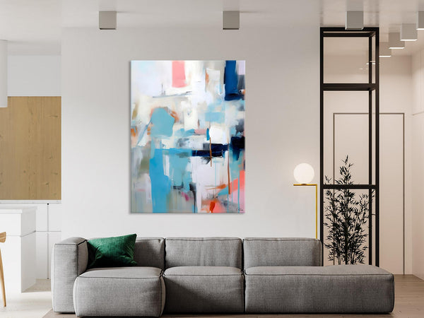 Contemporary Painting, Canvas Paintings for Dining Room, Acrylic Painting on Canvas, Extra Large Modern Wall Art, Original Abstract Painting-artworkcanvas