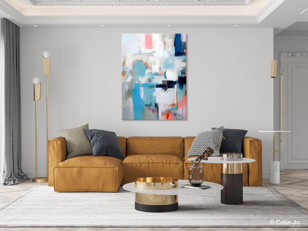 Contemporary Painting, Canvas Paintings for Dining Room, Acrylic Painting on Canvas, Extra Large Modern Wall Art, Original Abstract Painting-artworkcanvas
