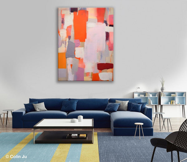 Abstract Wall Paintings, Heavy Texture Canvas Art, Large Contemporary Wall Art, Extra Large Paintings for Bedroom, Original Modern Painting-artworkcanvas