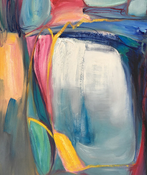 Contemporary Art, Original Wall Art, Abstract Landscape Art, Large Art, Abstract Painting-artworkcanvas