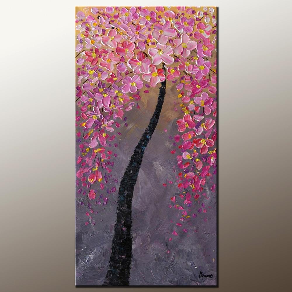 Abstract Painting, Tree of Life Art, Canvas Painting, Large Wall Painting, Original Painting, Ready to Hang-artworkcanvas