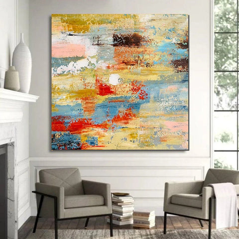 Hand Painted Canvas Art, Bedroom Wall Art Ideas, Modern Paintings for Dining Room, Simple Modern Art, Contemporary Modern Wall Art Paintings-artworkcanvas