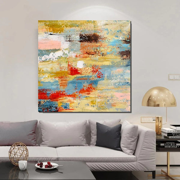 Hand Painted Canvas Art, Bedroom Wall Art Ideas, Modern Paintings for Dining Room, Simple Modern Art, Contemporary Modern Wall Art Paintings-artworkcanvas
