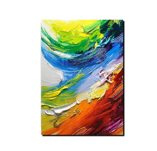 Contemporary Modern Art, Living Room Wall Art Ideas, Impasto Paintings, Buy Large Paintings Online, Palette Knife Paintings-artworkcanvas