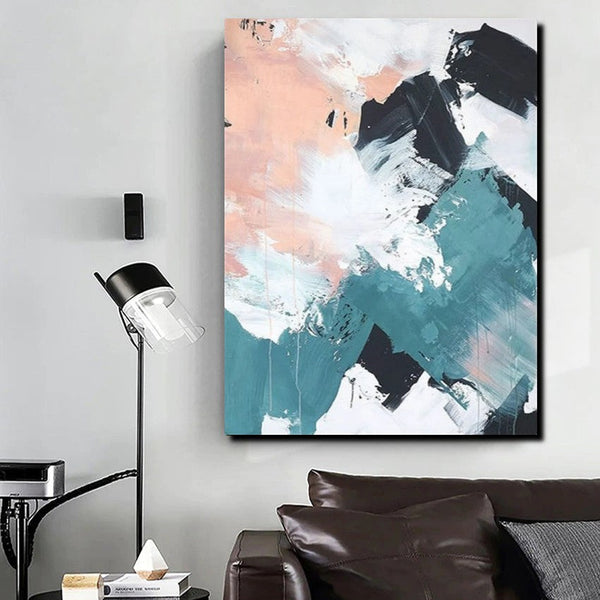 Contemporary Abstract Art, Bedroom Canvas Art Ideas, Large Painting for Sale, Buy Large Paintings Online, Simple Modern Art-artworkcanvas