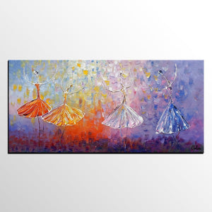 Painting on Sale, Ballet Dancer Art, Abstract Art Painting, Canvas Wall Art, Bedroom Wall Art, Canvas Art, Modern Art, Contemporary Art-artworkcanvas