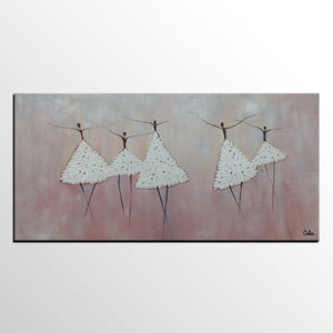 Painting on Sale, Ballet Dancer Art, Abstract Art Painting, Canvas Wall Art, Bedroom Wall Art, Canvas Art, Contemporary Art-artworkcanvas