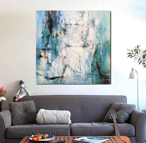 Large Paintings for Living Room, Hand Painted Acrylic Painting, Bedroom Wall Painting, Modern Contemporary Art, Modern Paintings for Dining Room-artworkcanvas