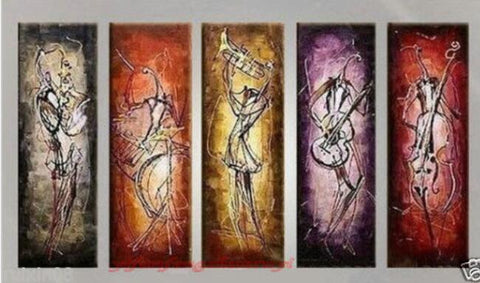 Saxophone Player Painting, Modern Paintings for Living Room, Music Paintings, Extra Large Canvas Painting on Canvas-artworkcanvas