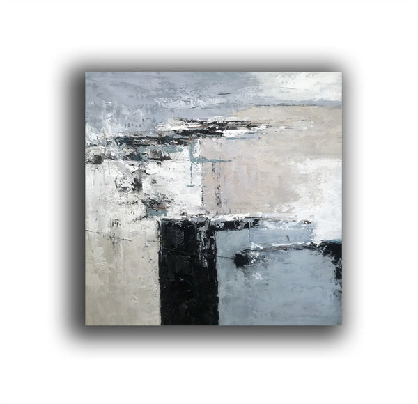 Simple Acrylic Paintings, Modern Wall Art Paintings for Living Room, Dining Room Acrylic Paintings, Heavy Texture Canvas Art, Buy Art Online-artworkcanvas