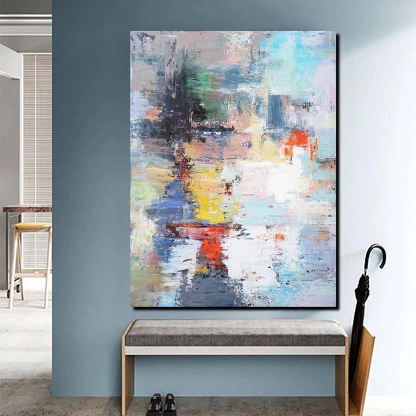 Modern Paintings Behind Sofa, Acrylic Paintings on Canvas, Large Painting for Sale, Contemporary Canvas Wall Art, Buy Paintings Online-artworkcanvas